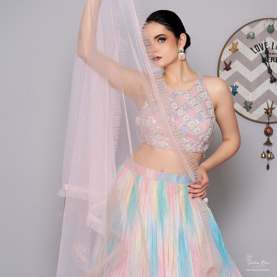 Rainbow Lehenga Set