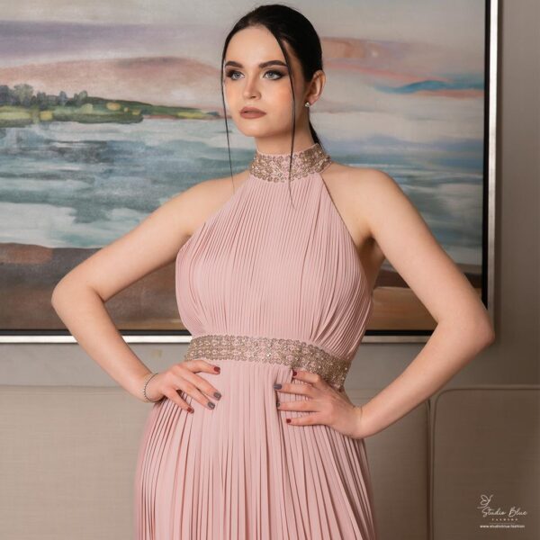 Maxi Dress in Peach - Image 4