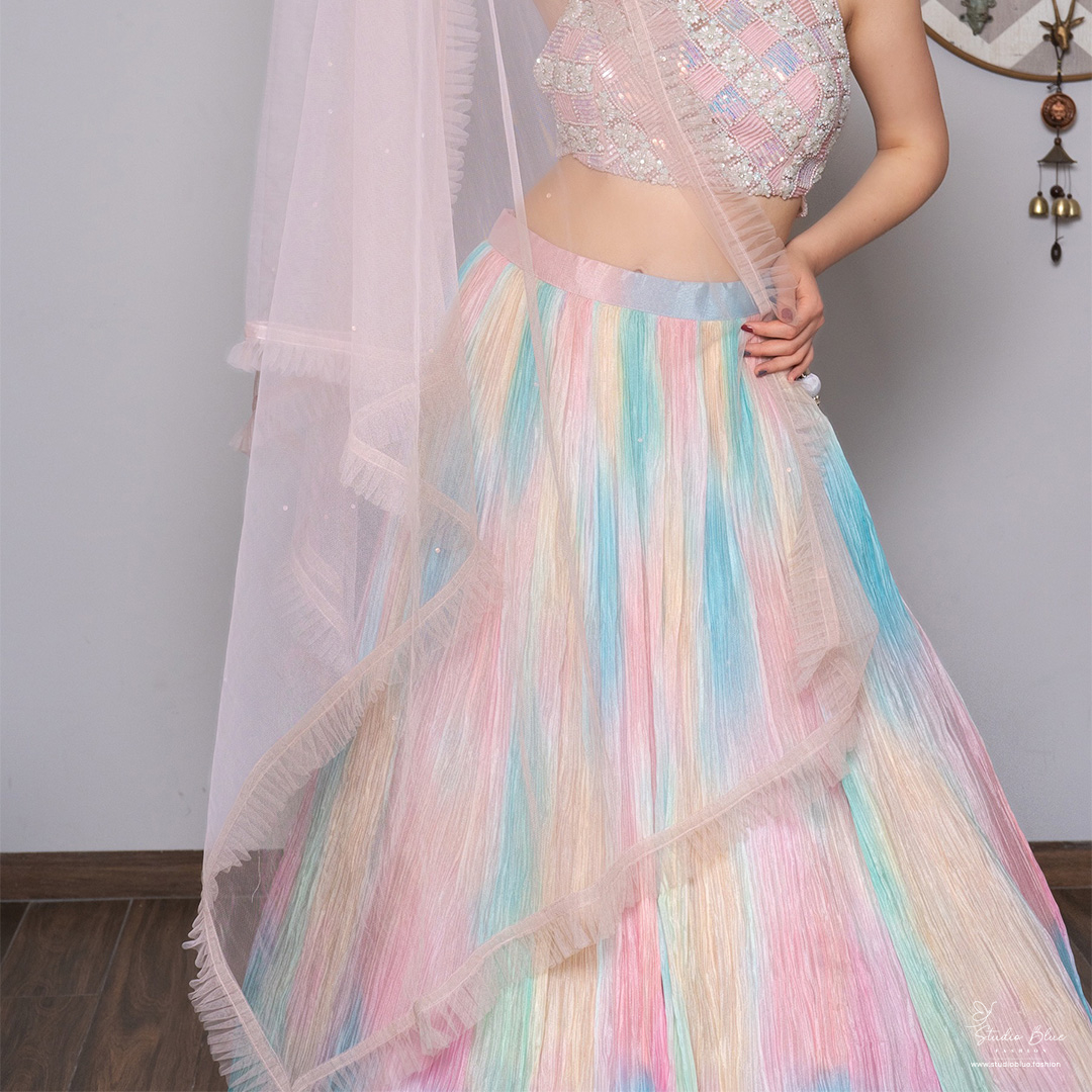 Rainbow Lehenga Set - Image 5