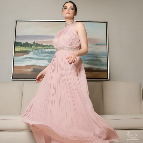 Maxi Dress in Peach - Image 2