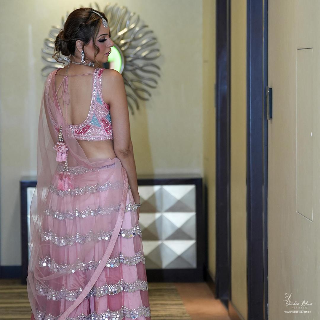 Full Mirror Work Lehenga Set - Image 5