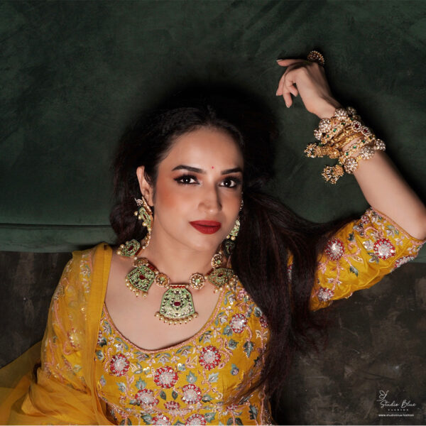 Meenakari Necklace Set - Image 3